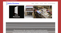 Desktop Screenshot of jofrapersiana.com